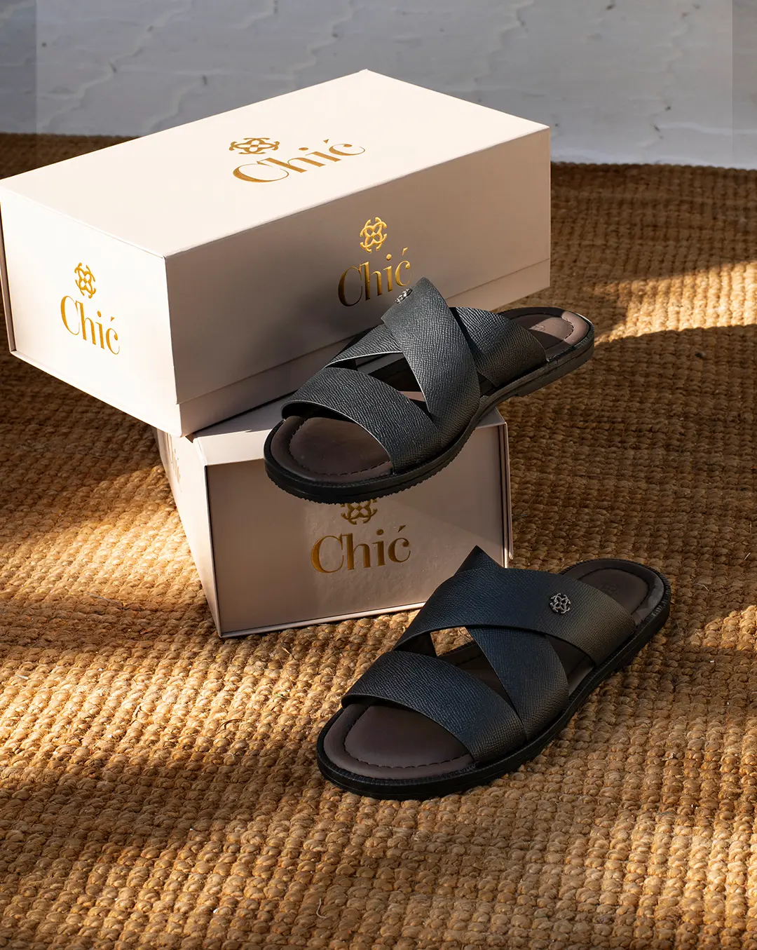 Chic Men Flat Sandals